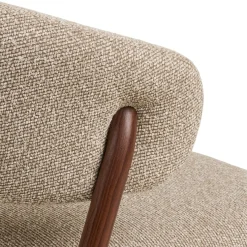 2-pk Cavi spisestol sand/valnøttfarget