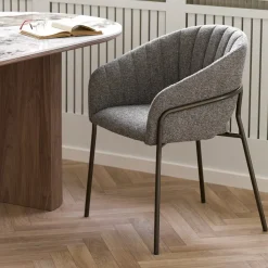 2-pk Costa spisestol mørk grå