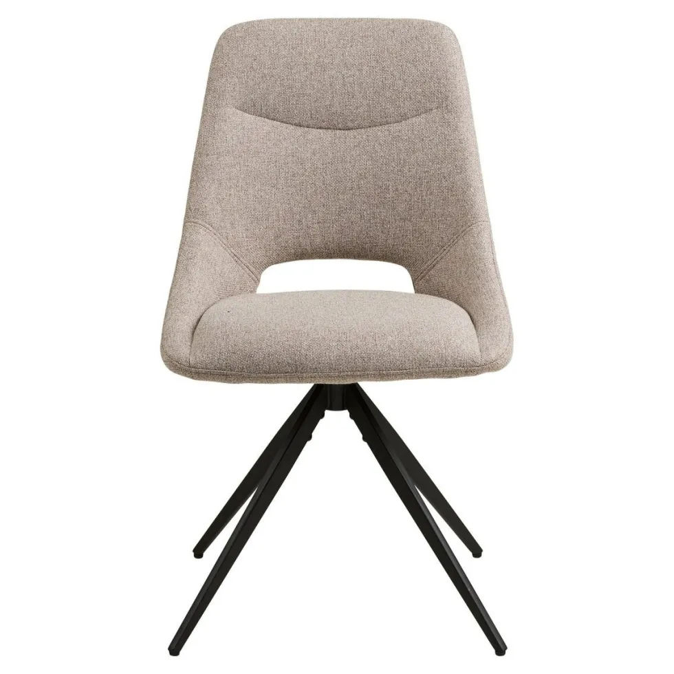 2-pk Dokka dreibar spisestol sand