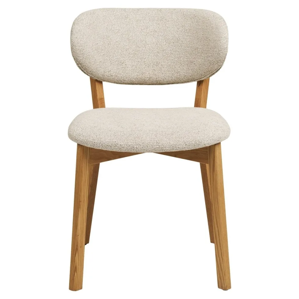 2-pk Dunkirk spisestol natur/beige