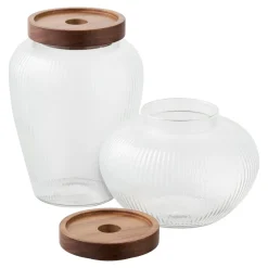 2-pk Glasskrukke med lokk