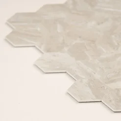 10-pk Grace hexagon selvklebende veggfliser