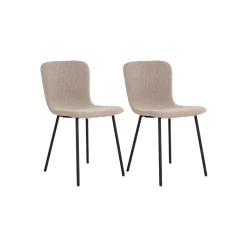 2-pk Halden spisestol beige