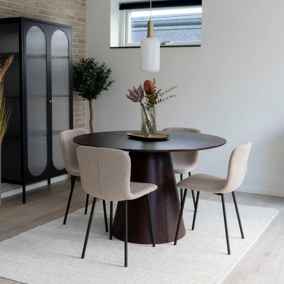 2-pk Halden spisestol beige