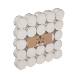 50-pk Hvite telys uten duft