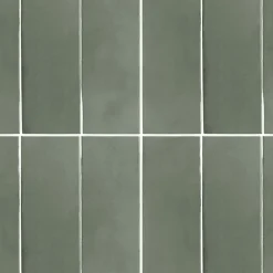 8-pk Katja olivengrønn selvklebende fliser