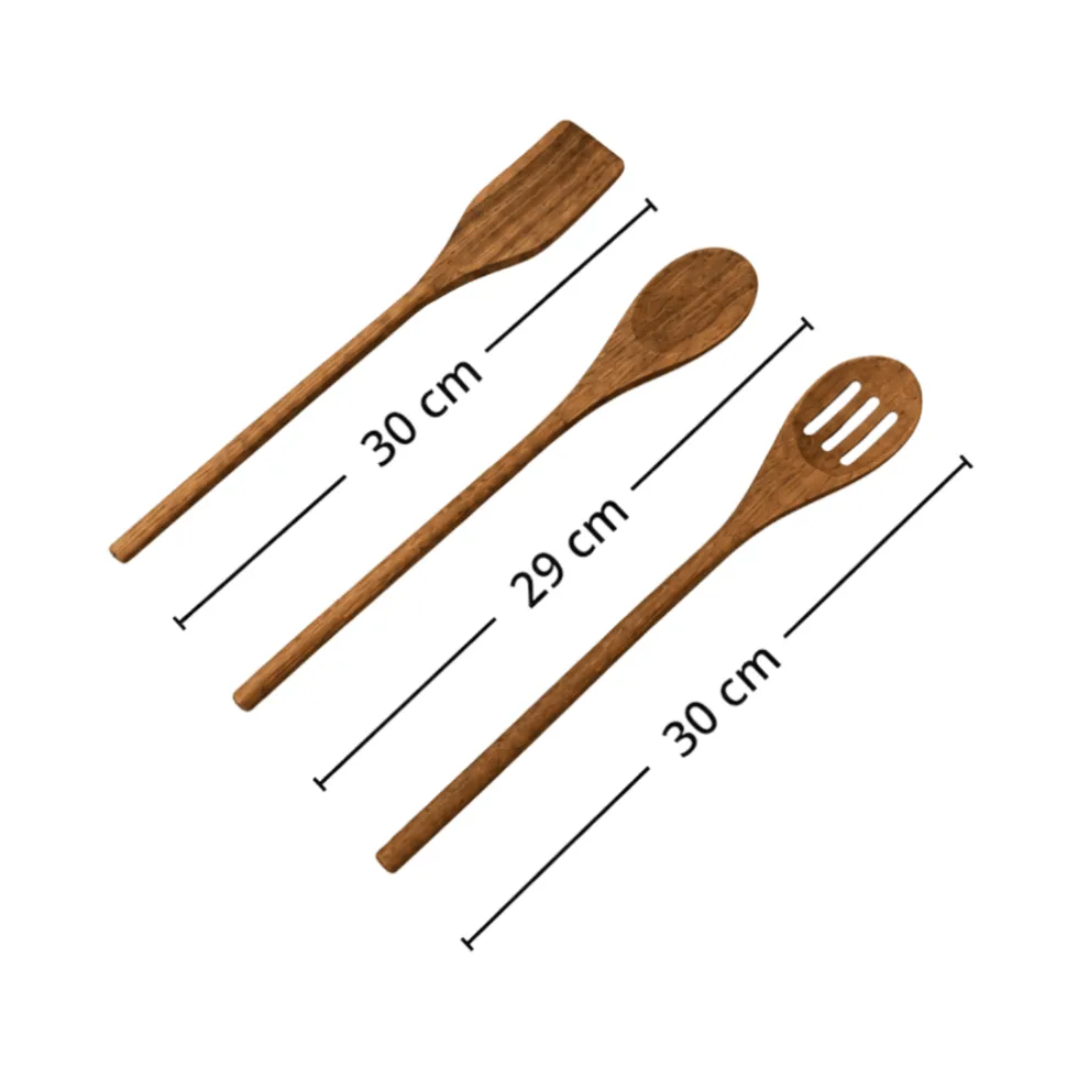 3-pk Kjøkkenredskap tre