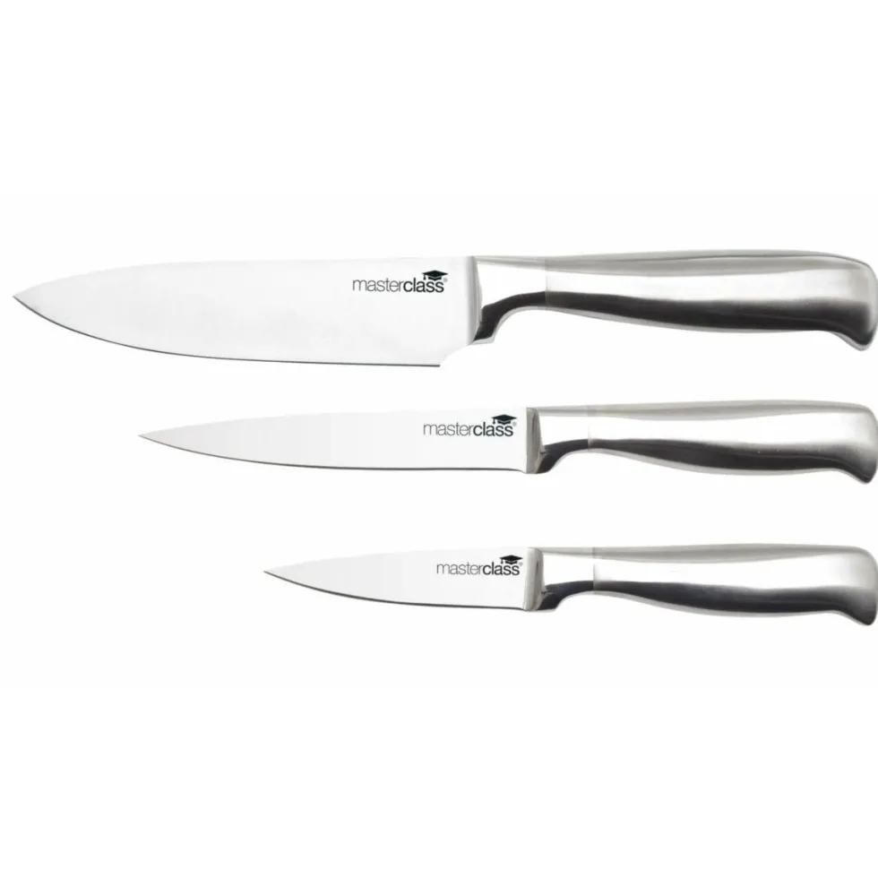 3-pk Knivsett i rustfritt stål Acero