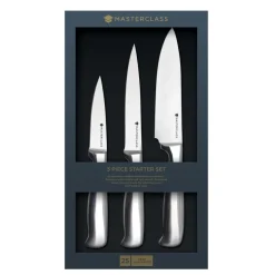 3-pk Knivsett i rustfritt stål Acero