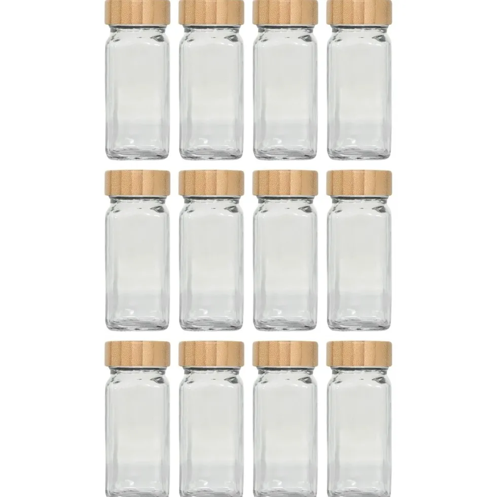 12-pk Krydderglass, firkantet