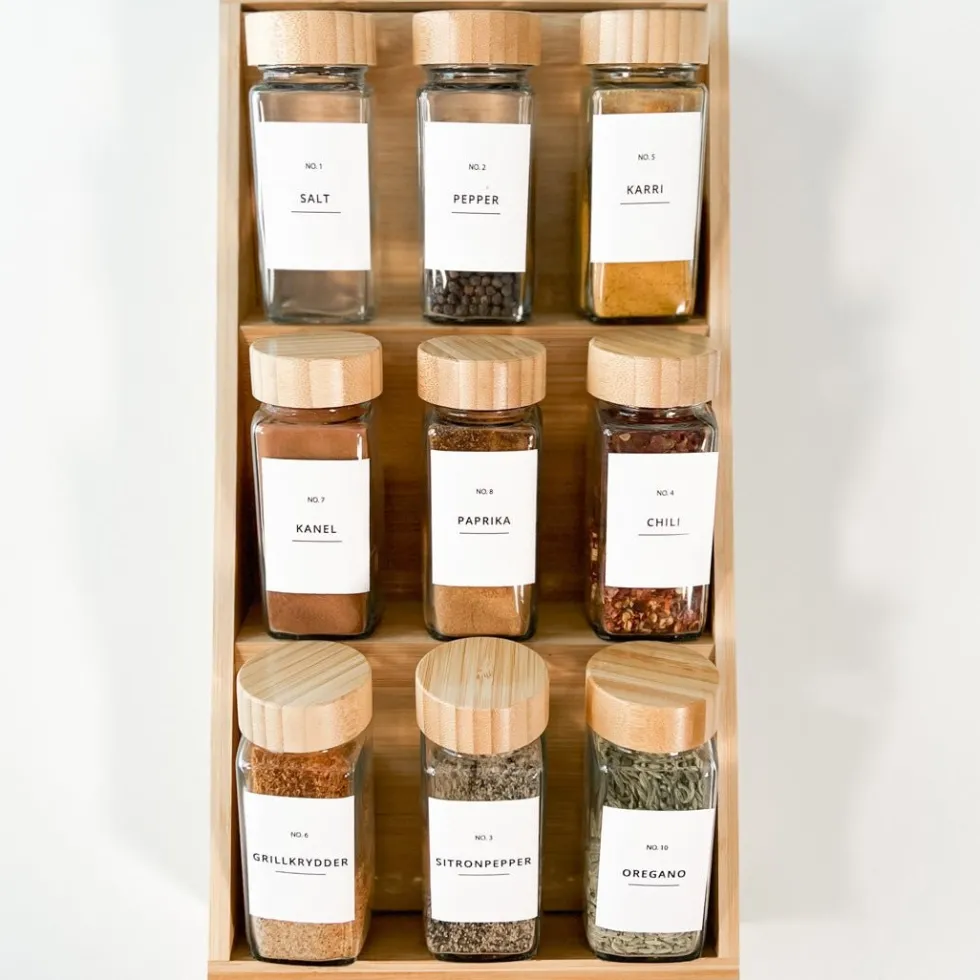 12-pk Krydderglass, firkantet