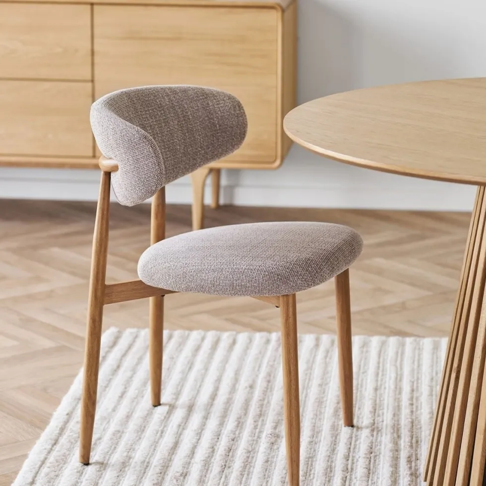 2-pk Levanto spisestol eikefarget