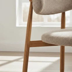 2-pk Levanto spisestol eikefarget
