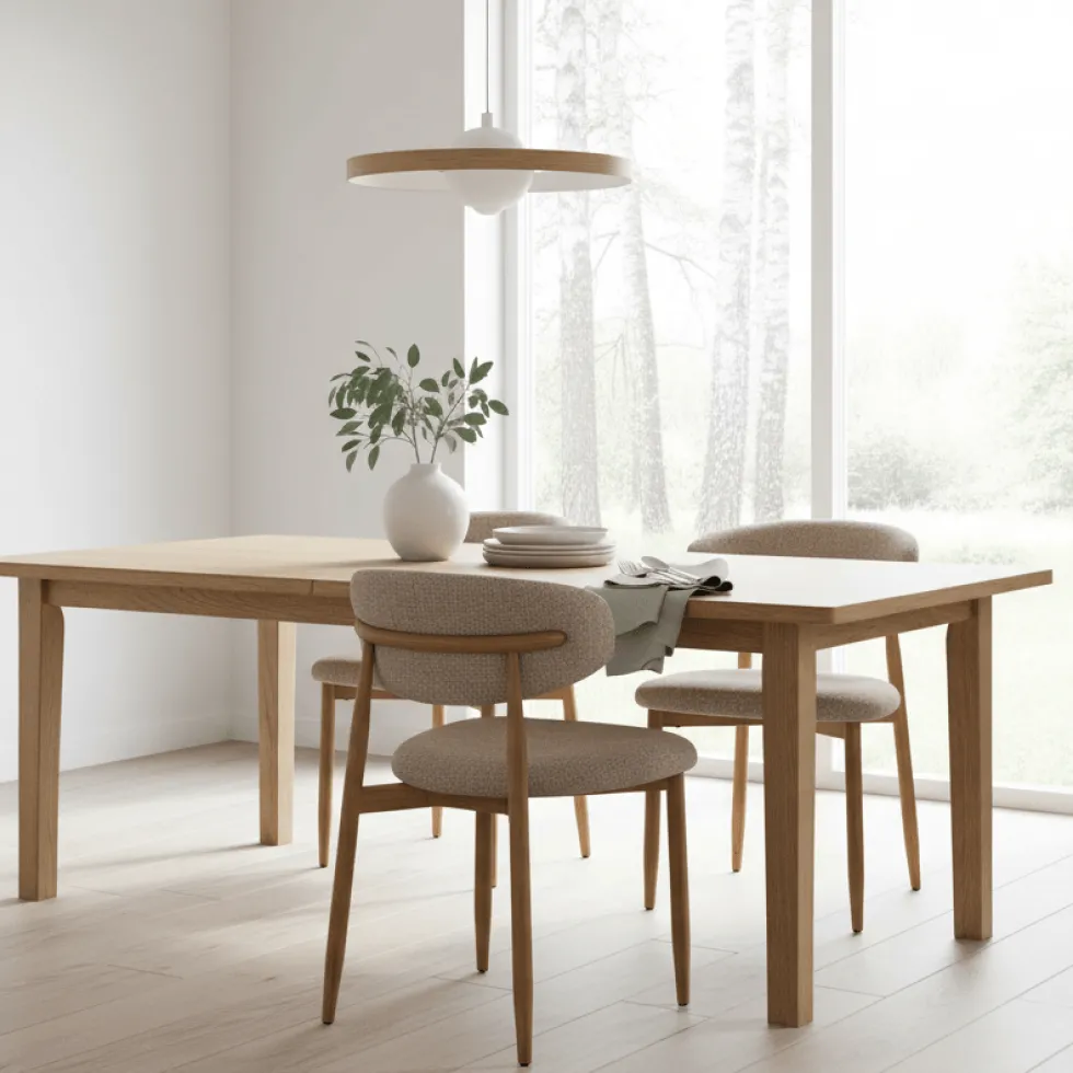 2-pk Levanto spisestol eikefarget