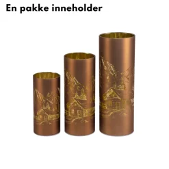 3-pk Lyslykt LED Livet på hytta