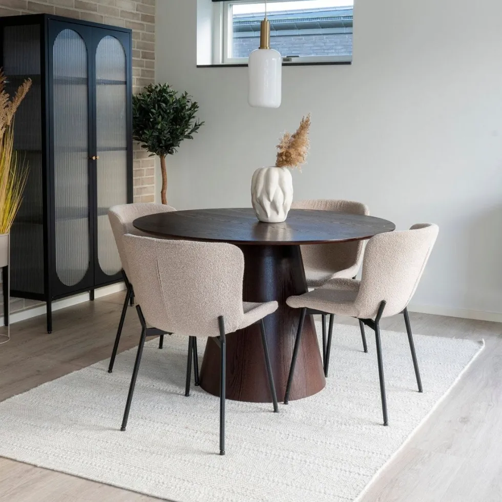 2-pk Maceda spisestol beige