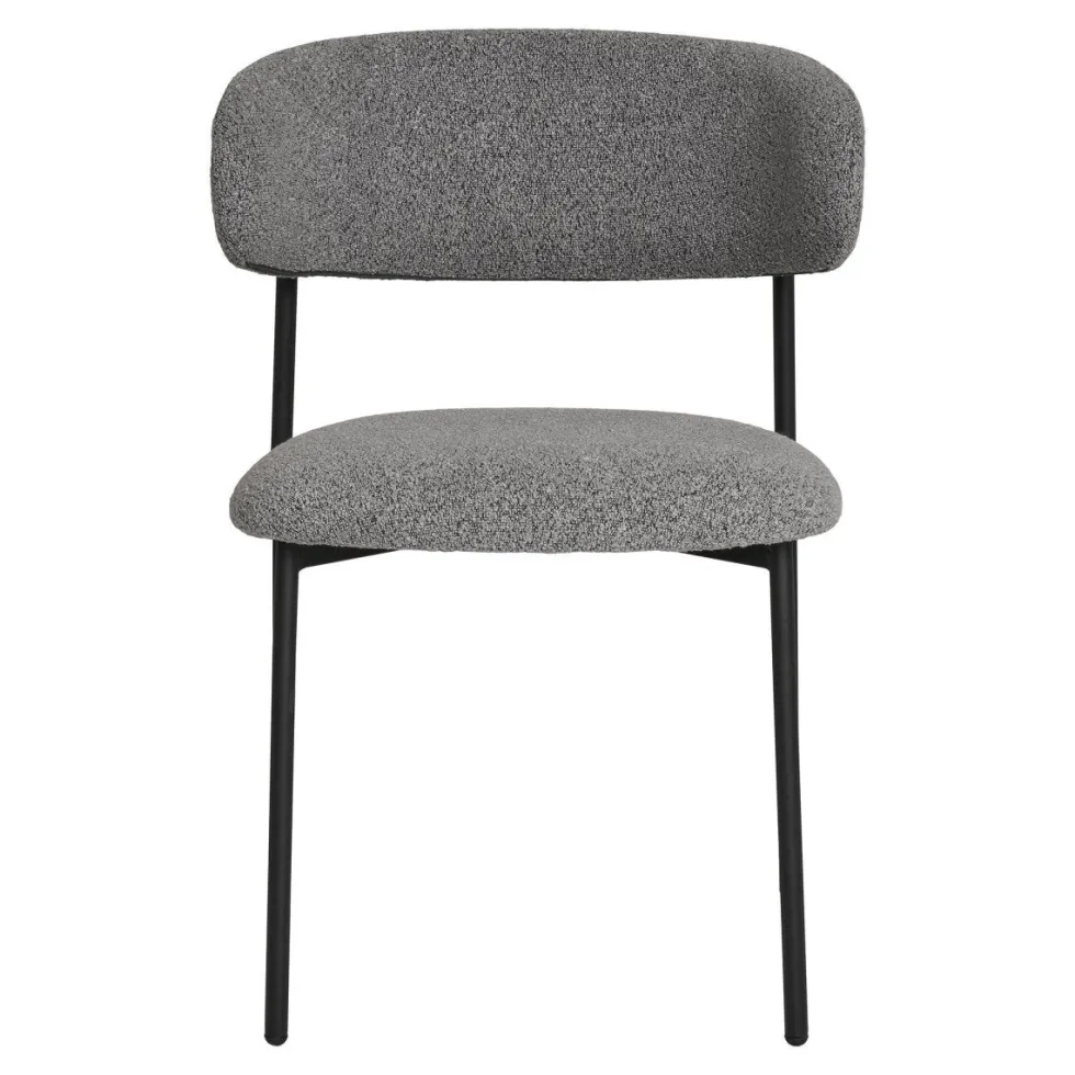 2-pk Mira lysegrå spisestol