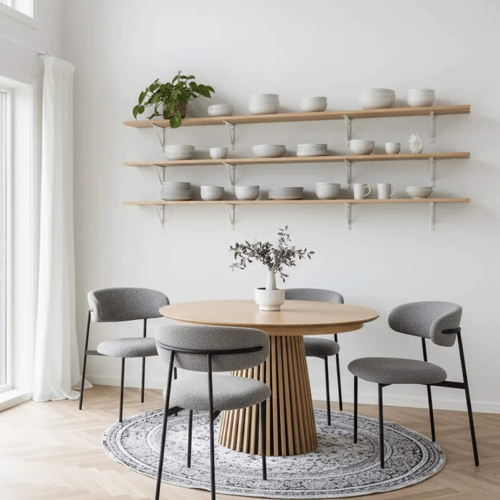 2-pk Mira lysegrå spisestol