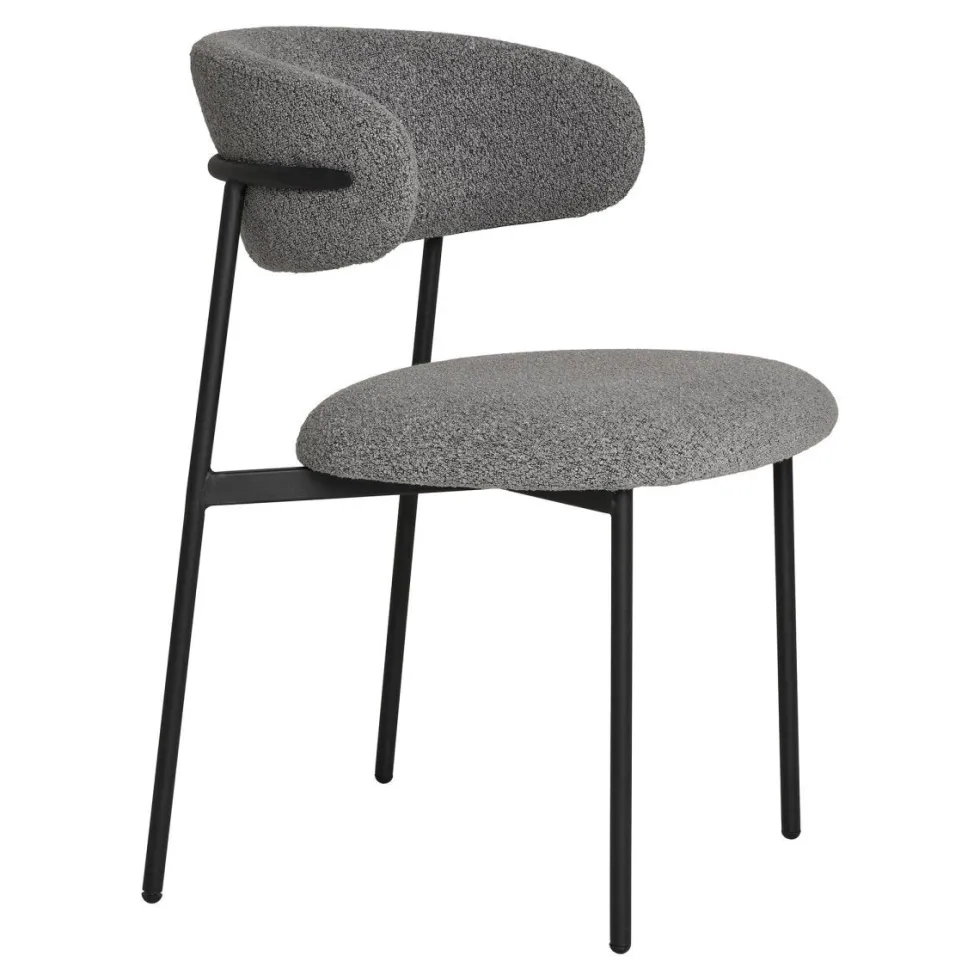 2-pk Mira lysegrå spisestol