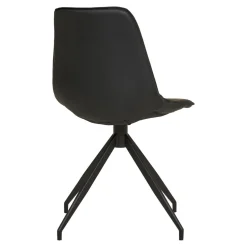 2-pk Monaco dreibar spisestol sort