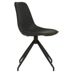 2-pk Monaco dreibar spisestol sort
