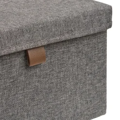 3-pk Noto oppbevaringskurver tekstil mørk grå