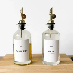 2-pk Oljeflaske, transparent