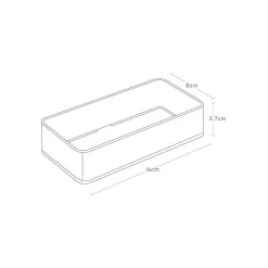2-pk Oppbevaringsbokser medium