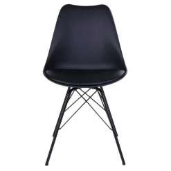 2-pk Oslo spisestol sort