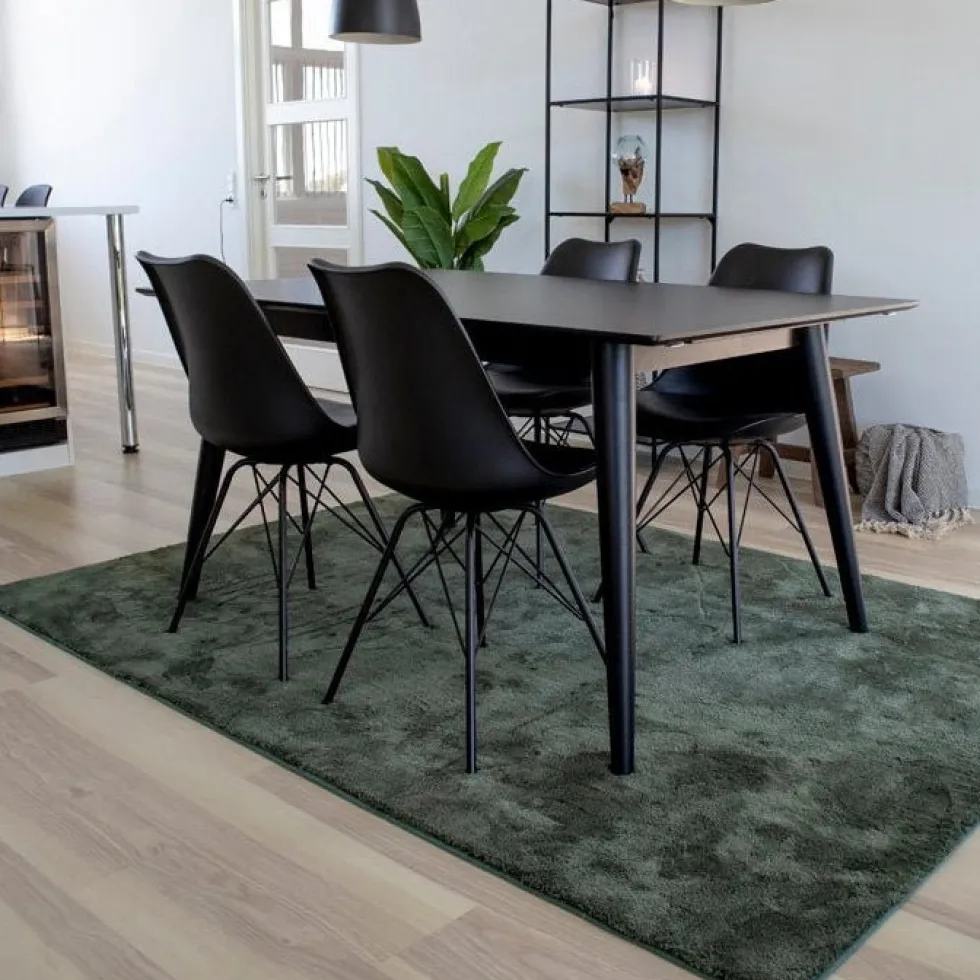 2-pk Oslo spisestol sort