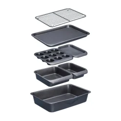 7-pk ovnsformer non-stick, stabelbar