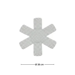 3-pk Pannebeskytter grå 38 cm