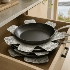 3-pk Pannebeskytter grå 38 cm