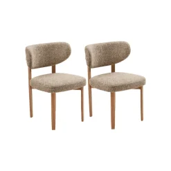2-pk Recco spisestol eikefarget