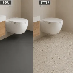 8-pk Sahara beige selvklebende fliser