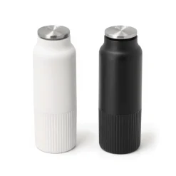 2-pk Salt- og pepperkvernsett Sort/Hvit 16,5 cm
