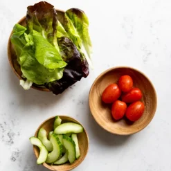 3-pk Serveringsskåler i akasietre