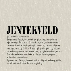20-pk Serviett Definisjon Jentekveld beige/sort