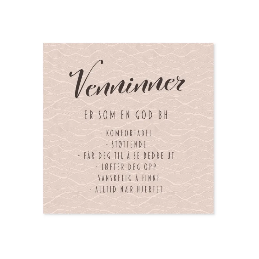 20-pk Servietter BH Venninne, rosa