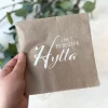 20-pk Servietter til hytta, beige