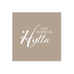 20-pk Servietter til hytta, beige