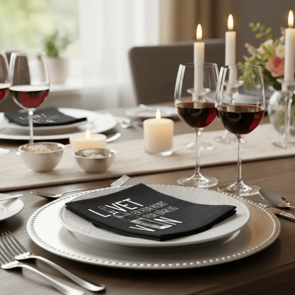 20-pk Serviett "Livet er for kort for dårlig vin"