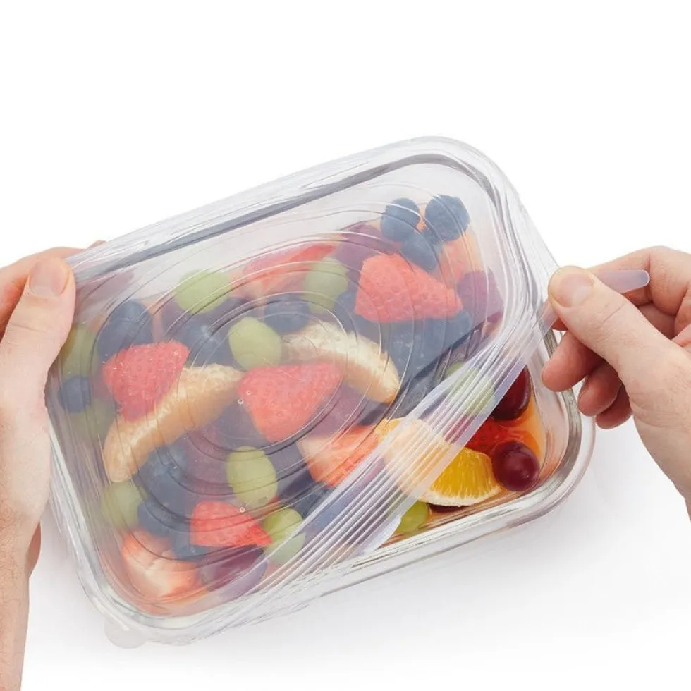 6-pk Silikonlokk gjenbrukbare