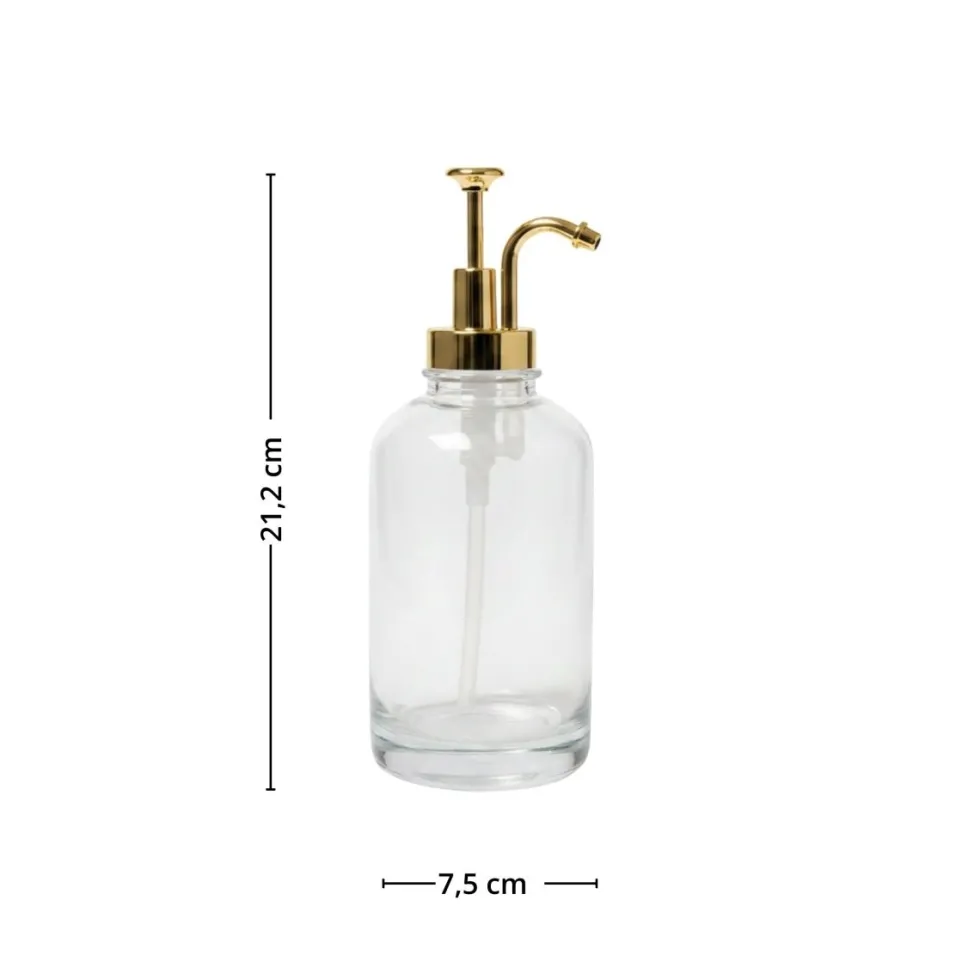2-pk sirupdispenser gull