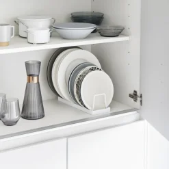 3-pk skål- og tallerkenstativ hvit
