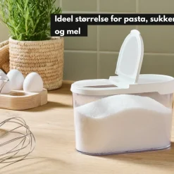 4-pk SmartStore Flip oppbevaringsboks med lokk