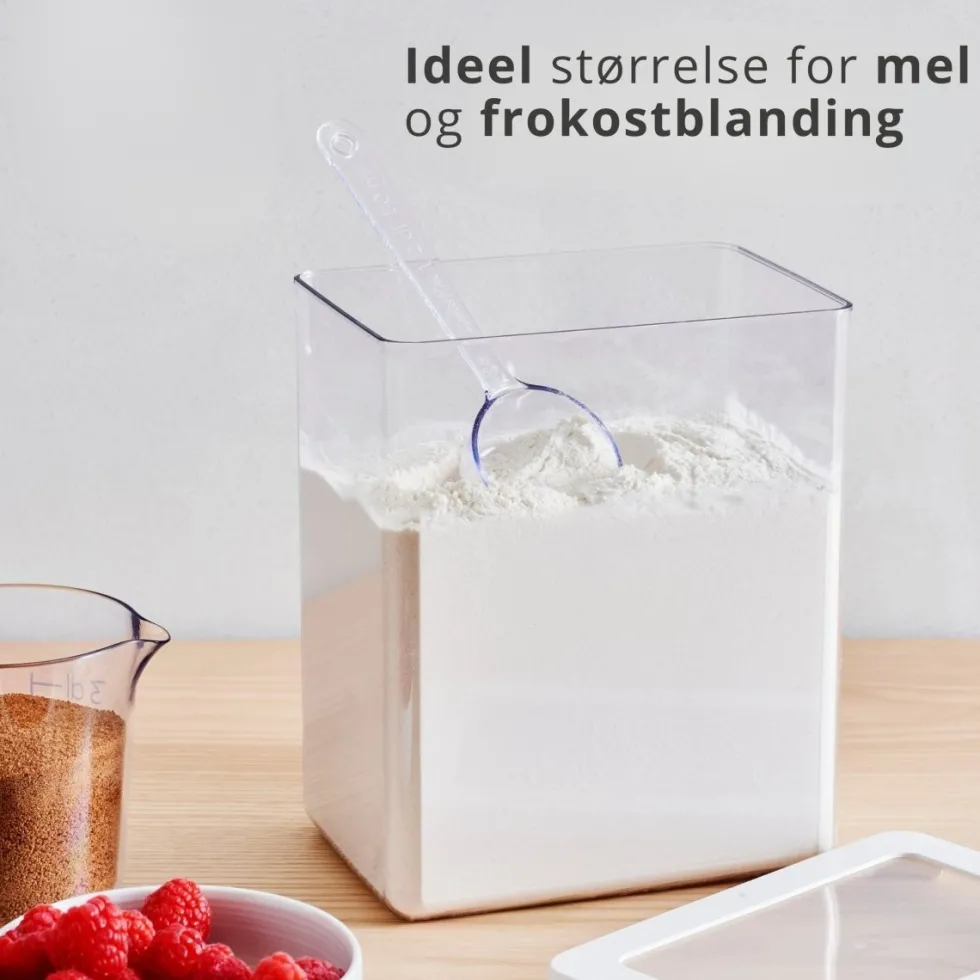 2-pk SmartStore vision oppbevaringsboks med lokk 3,5 liter