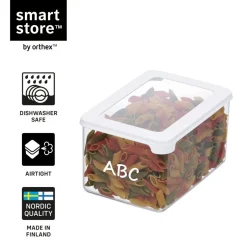 4-pk SmartStore Vision oppbevaringsboks med lokk 1,65 liter