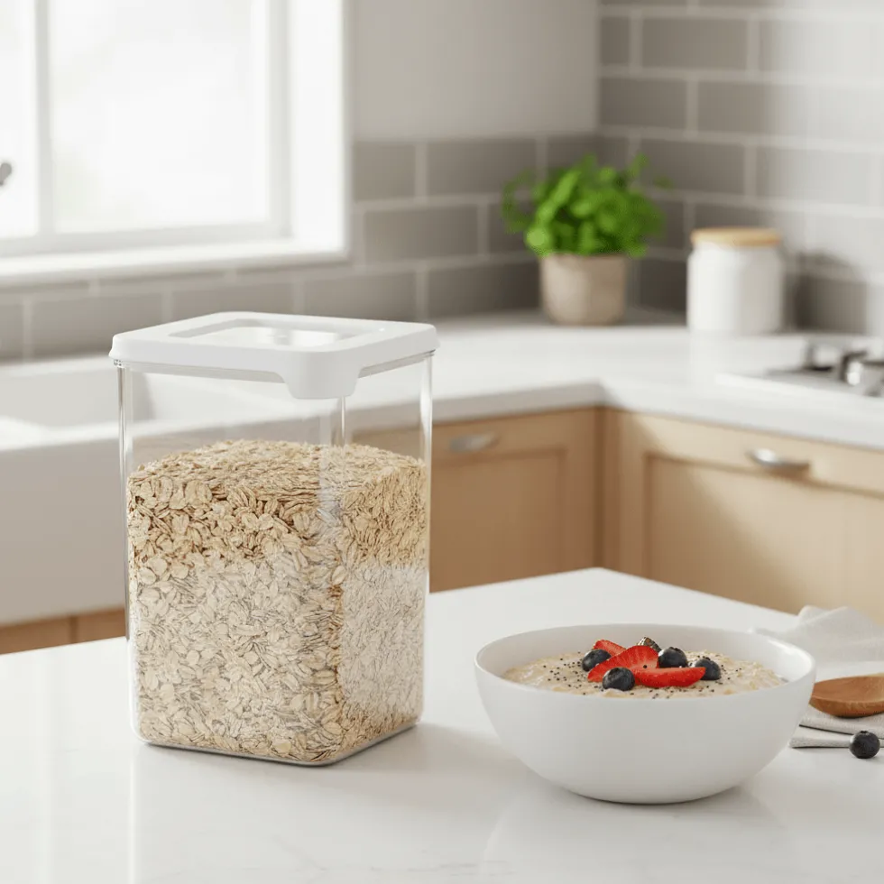 4-pk SmartStore vision oppbevaringsboks med lokk 1,6 liter