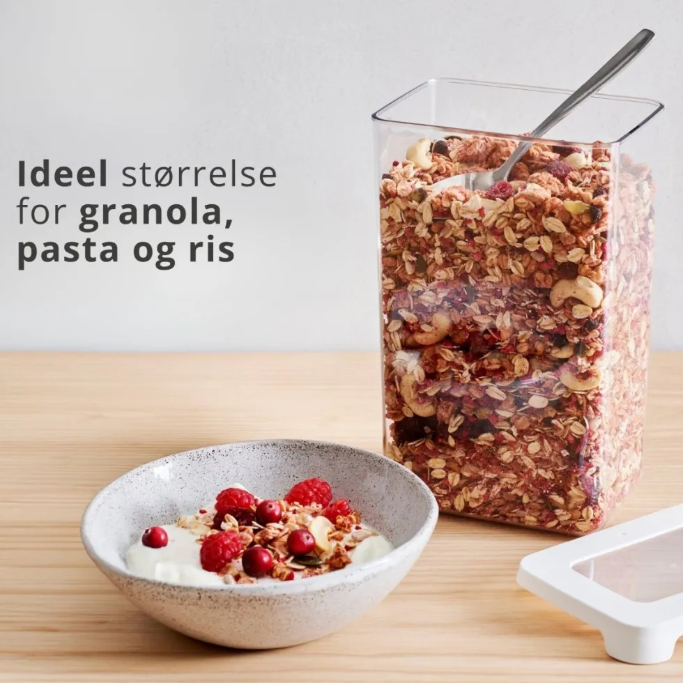 4-pk SmartStore vision oppbevaringsboks med lokk 1,6 liter